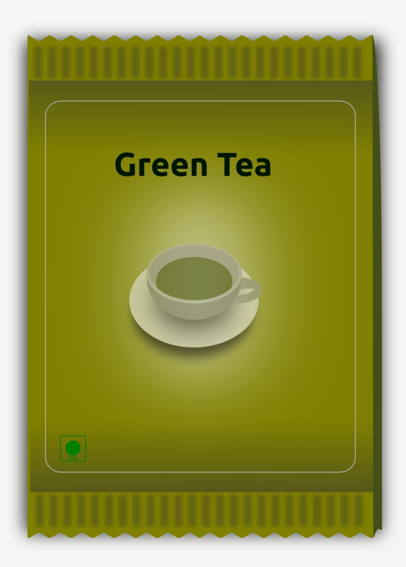 This Free Icons Png Design Of Green Tea Sachet, transparent png download