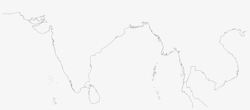 Map Of Greater India - Map, transparent png download