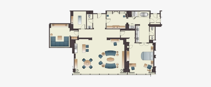 Fountain Salon Suite - Floor Plan, transparent png download