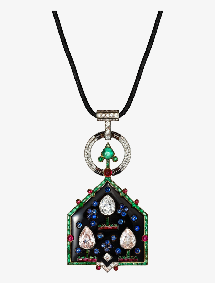 Cartier Art Deco Pendant - Locket, transparent png download