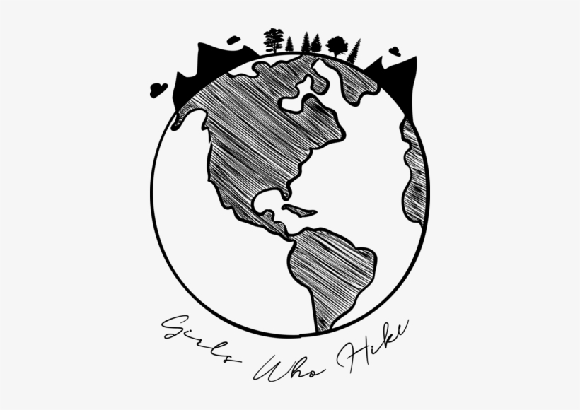 Girls Who Hike - Illustration, transparent png download