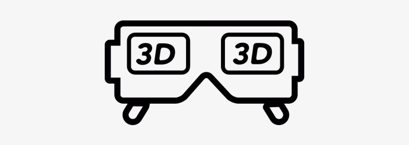 3d Glasses Vector - Film, transparent png download