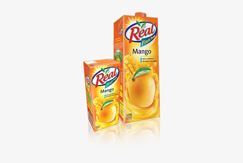 A Pack Of Réal Mango Juice In Your Kid's Meal - Real Fruit Power Fruit Power Apple, 1l, transparent png download