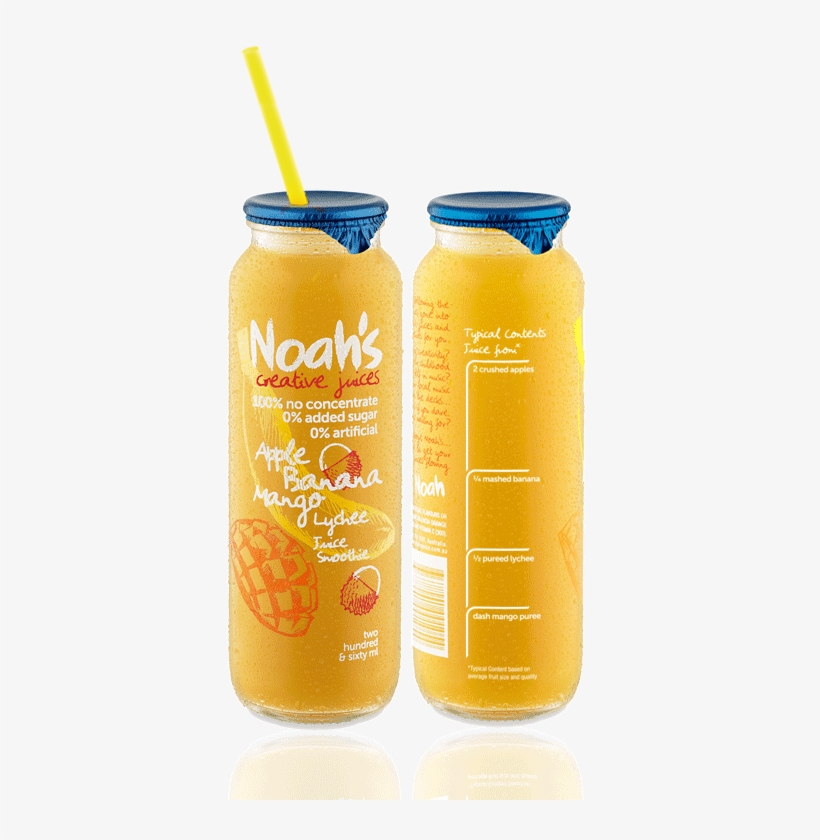 Noahs Orange Smoothie 260ml X 12, transparent png download