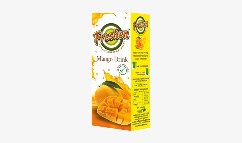 Mango Real Fruits Drinks - Freshen Drinks, transparent png download