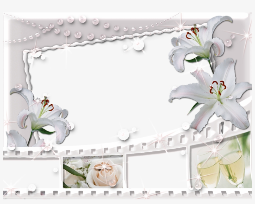 Flower Frames - Montagens De Fotos De Casamento, transparent png download