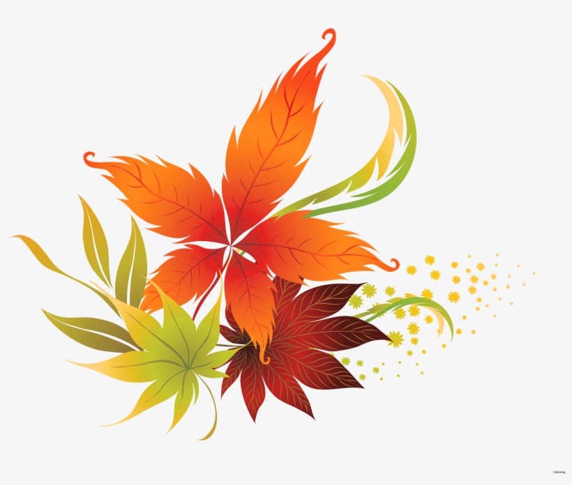 Leaves Clipart 7 Leaves - Transparent Background Fall Leaves Clip Art, transparent png download