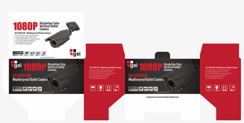 Elegant, Playful, Camera Packaging Design For A Company - Cctv Camera Packaging Box, transparent png download