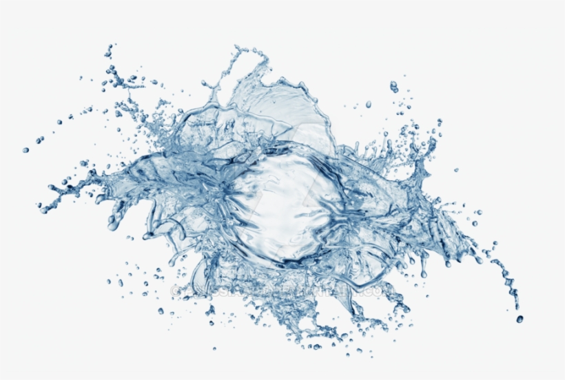 Collection Of Free Download On Ubisafe Spray - Water Splash White Background, transparent png download