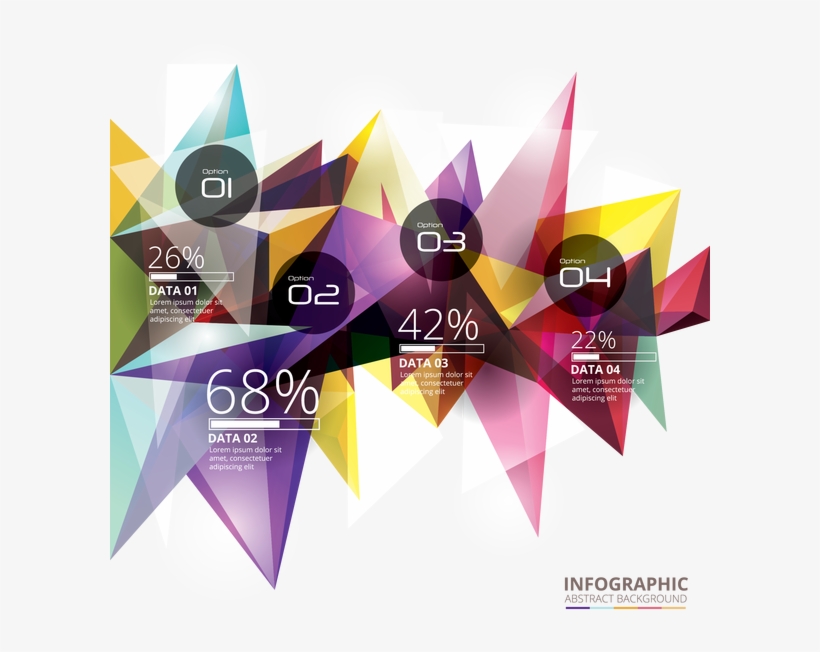 Abstract Background Infographic - Infographic, transparent png download
