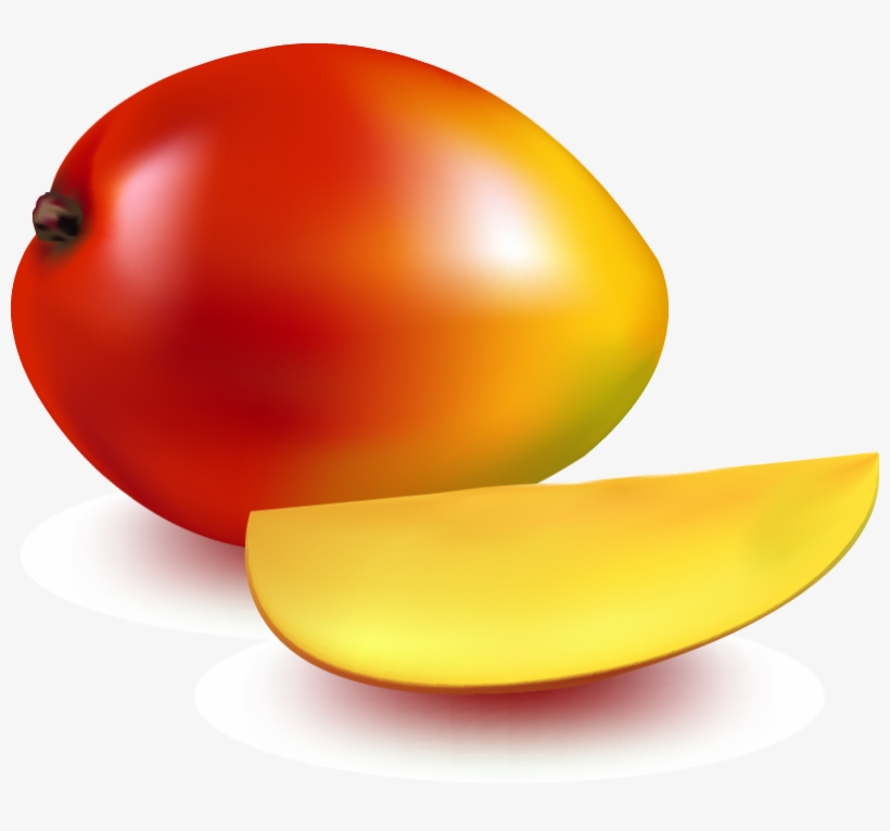 Orange Apple Apricot Cherry Plum Png Images - Mango Slice, transparent png download