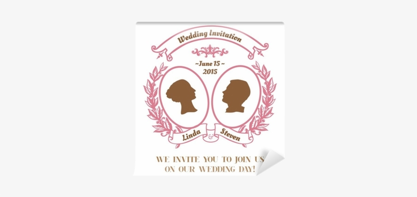Wedding Vintage Invitation Card - Vintage Wedding, transparent png download