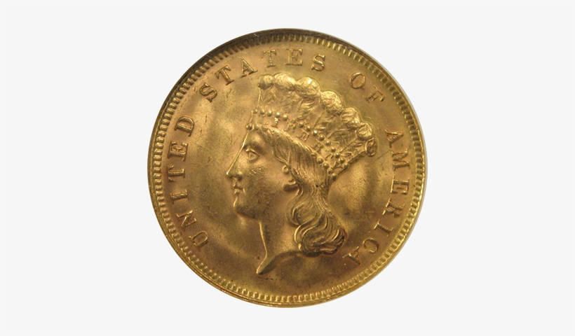$3 Princess Gold Coins - Gold Coin, transparent png download