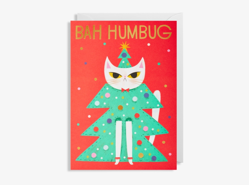 Bah Humbug Christmas Card - Design Of Christmas Cards, transparent png download