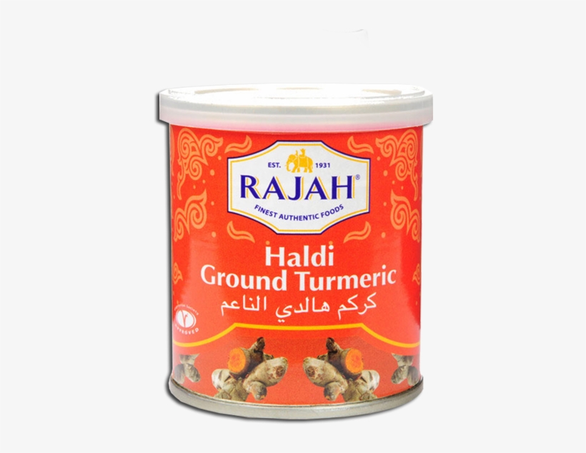 More Views - Turmeric Powder (haldi) - Tin - Rajah, transparent png download