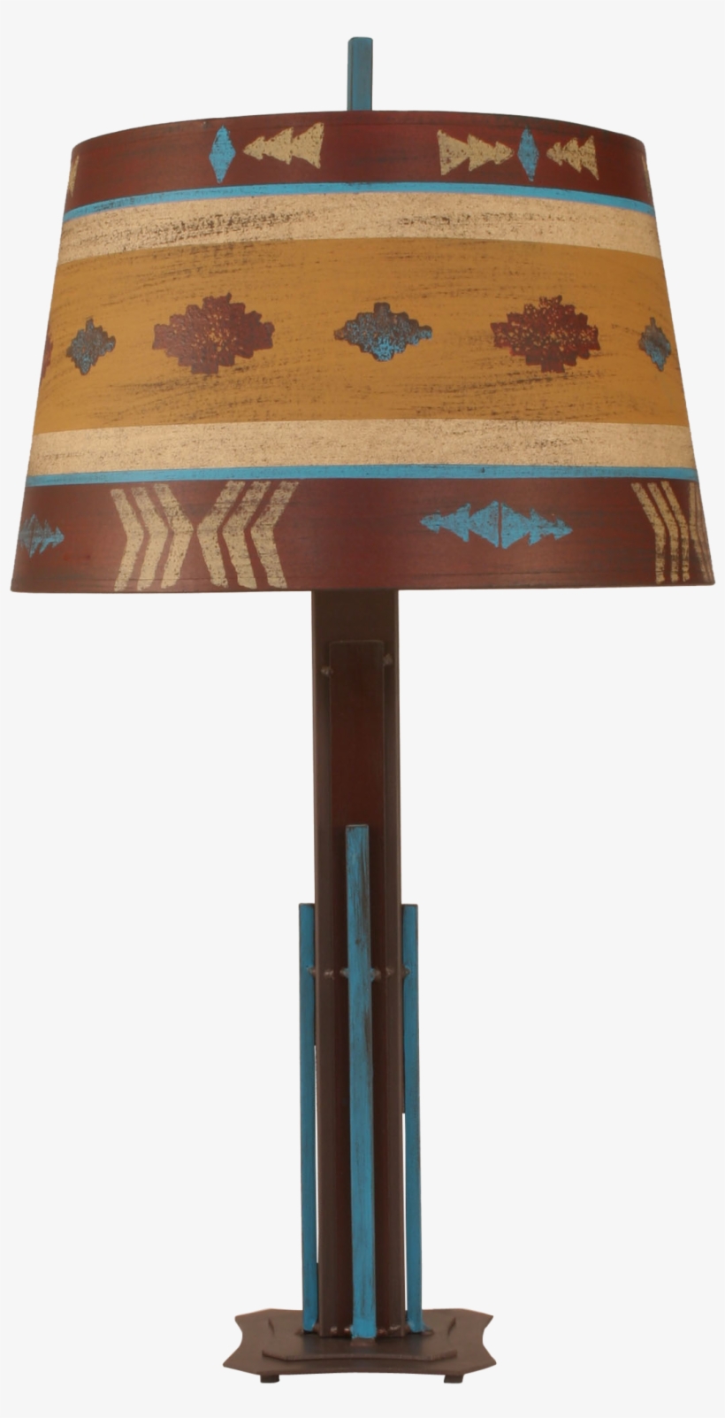 South Western Iron Rod Table Lamp - Black Forest Decor Cl12r47a Rod Iron Table Lamp With, transparent png download