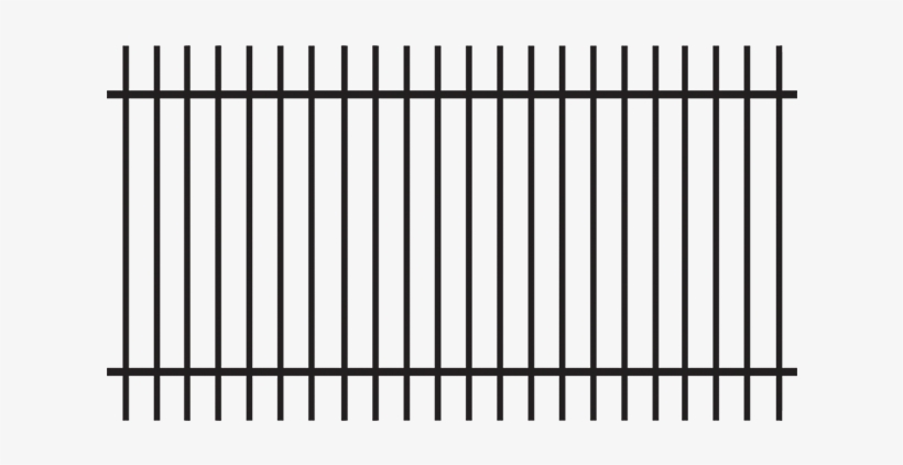 Picket Top Panel - Polargos Metallzaun Zaunfeld Nice Lux 150 Cm X 200, transparent png download