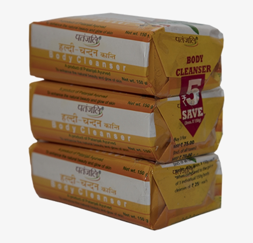 Patanjali Haldi Chandan Kanti Body Cleanser, transparent png download