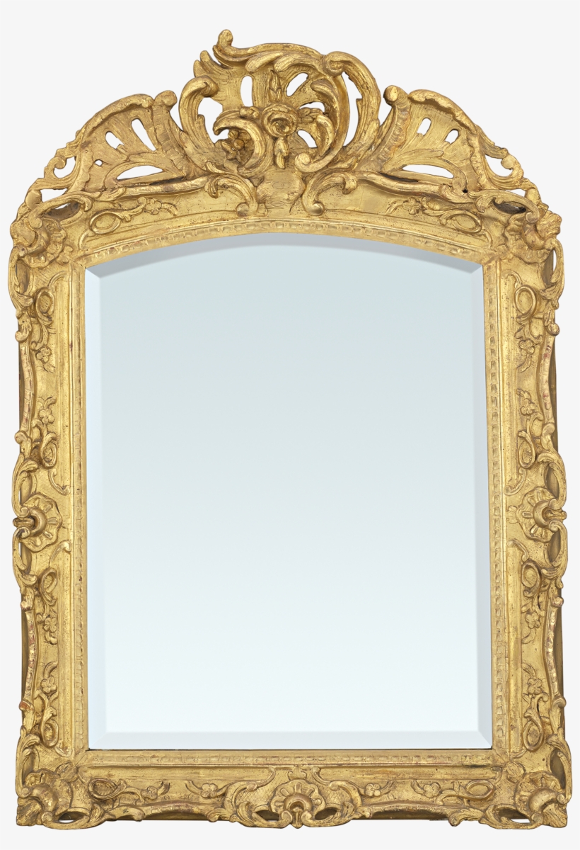 Louis Xv-period Gilt Mirror - Mirror, transparent png download