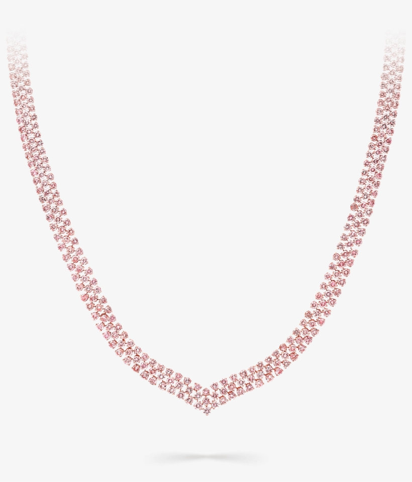 A Graff Pink Diamond Necklace - Necklace, transparent png download