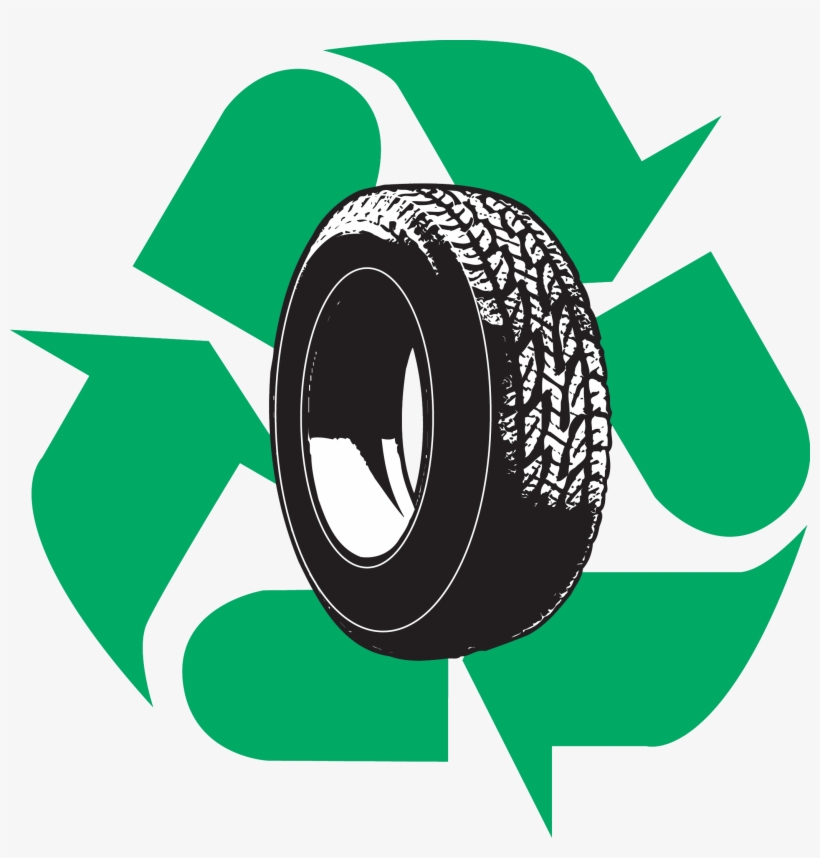 Tyre Recycling Logo - Recycling Batteries, transparent png download