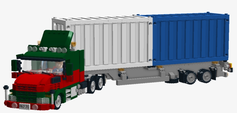 Container Truck - Trailer Truck, transparent png download