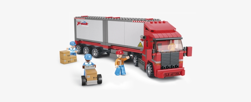 Sluban Fra Sbdanmark Er Et Godt Alternativ Til De Dyre - Sluban Building Blocks Town Series Container Truck, transparent png download