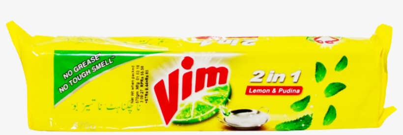 Vim Dishwash Bar Lemon & Pudina 2in1 570 Gm - Vim Anti Smell Bar - 200 G (pack, transparent png download