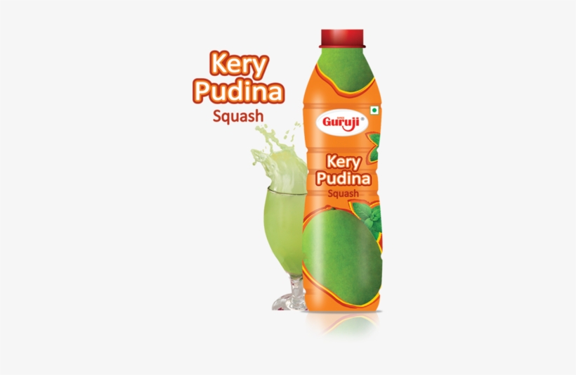 Kery Pudina Squash, Guruji Squash - Guruji Kery Pudina Squash, 750ml, transparent png download