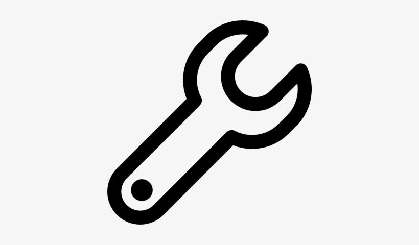 Wrench Vector - Llave De Tuerca Dibujo, transparent png download