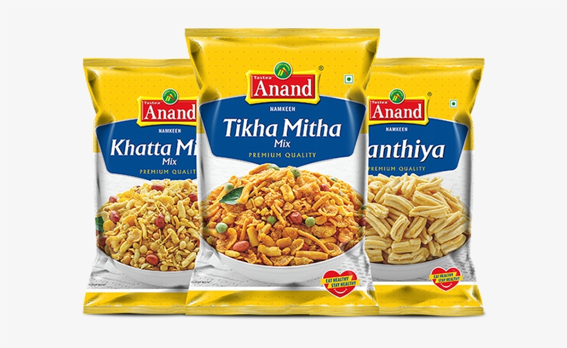 Anand Namkeen Khatta Mitha Mix New - Anand Namkeen, transparent png download