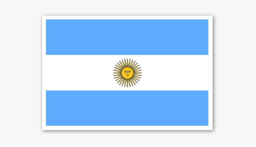 Flag Of Argentina Sticker - Flag Of Argentina, transparent png download