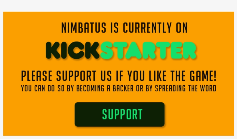 Nimbatus Kickstarter Popup Button - Button, transparent png download