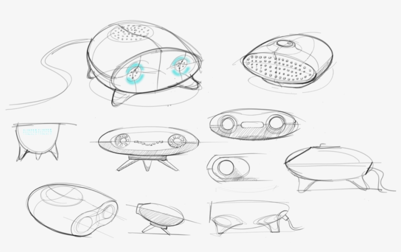 Mycroft Ideation Kickstarter Sketches - Sketch, transparent png download
