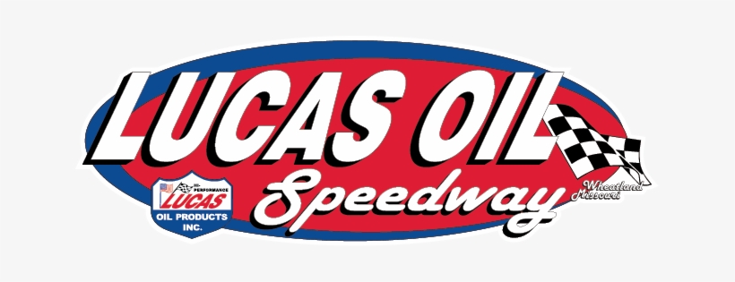 On Dark Backgrounds - Lucas Oil Speedway Logo, transparent png download