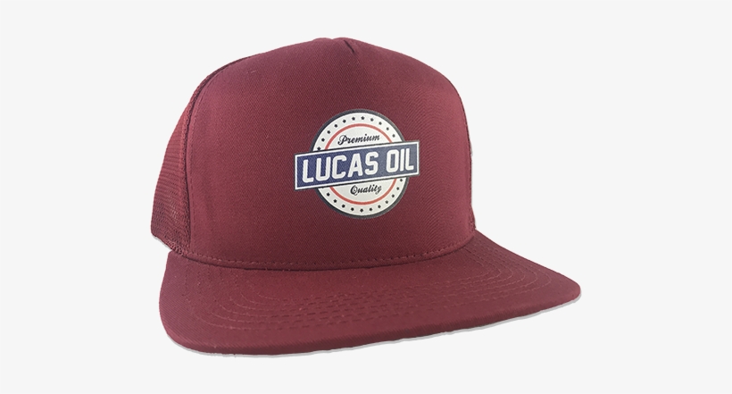 Lucas Oil Premium Quality Mesh Hat Maroon - Baseball Cap, transparent png download