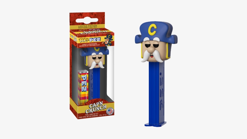 Pez Cap'n Crunch Cereal Cap'n Crunch Dispenser Chase - Cap N Crunch Pez, transparent png download
