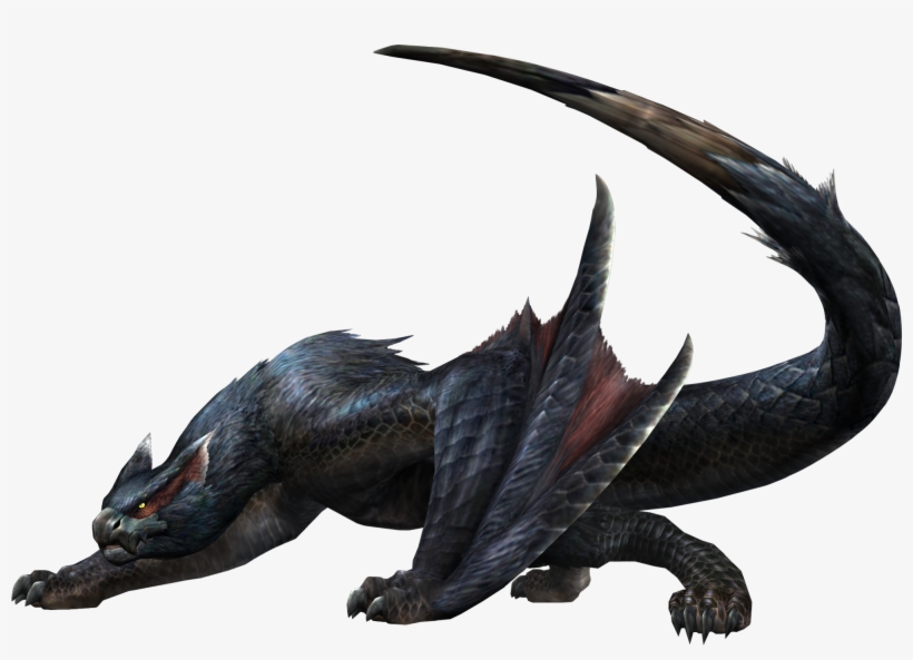 I Wanted To Do A Comic-like Outline Of A - Nargacuga Monster Hunter, transparent png download