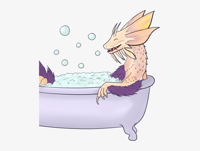 Monster Hunter Things Warlock - Dragon Taking Bath, transparent png download