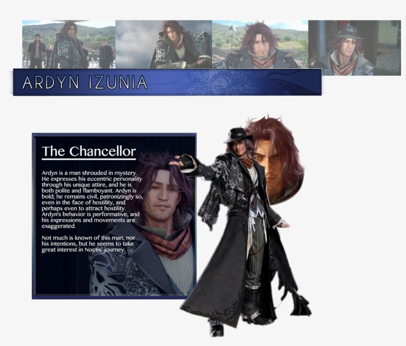 [ Img] - アーデン・イズニア アクリルスタンド 「ファイナルファンタジーxv×square Enix Cafe, transparent png download