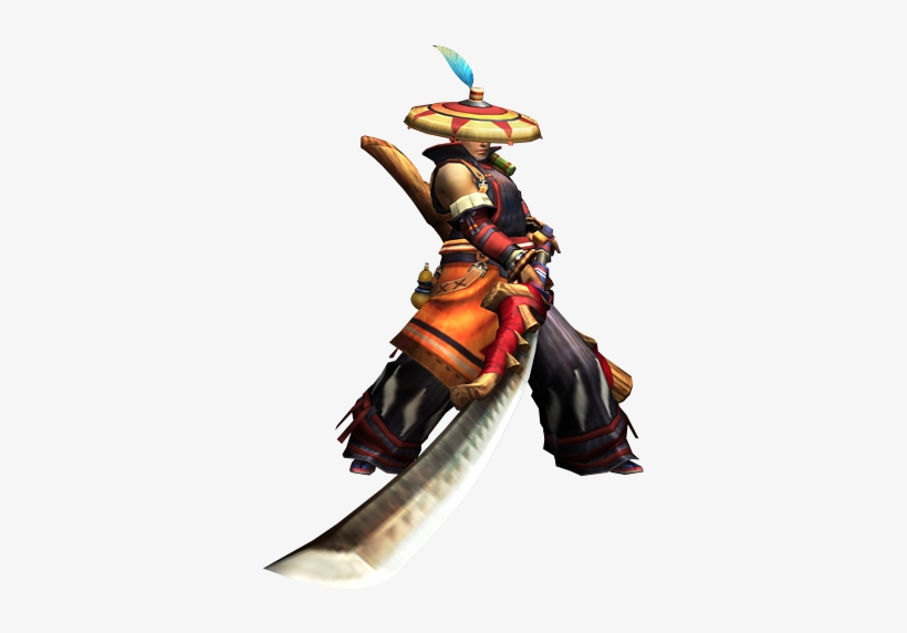Drawn Katana Monster Hunter - Monster Hunter Starting Armor, transparent png download