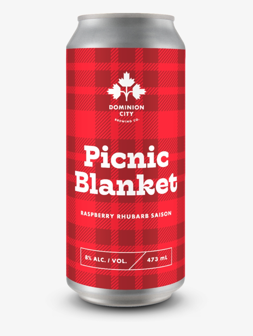 Picnic Blanket Raspberry Rhubarb Saison 4 Pack Dominion - Picnic, transparent png download