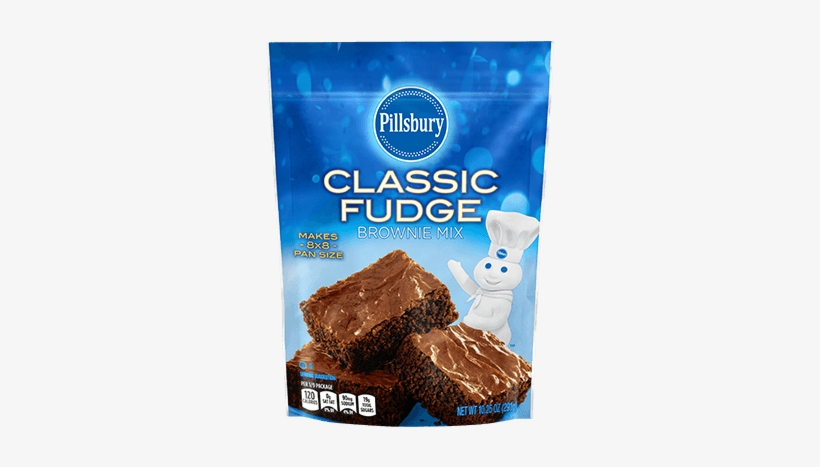 Classic Fudge Brownie Mix - Pillsbury Classic Fudge Brownie Mix, 10.25 Ounce, transparent png download
