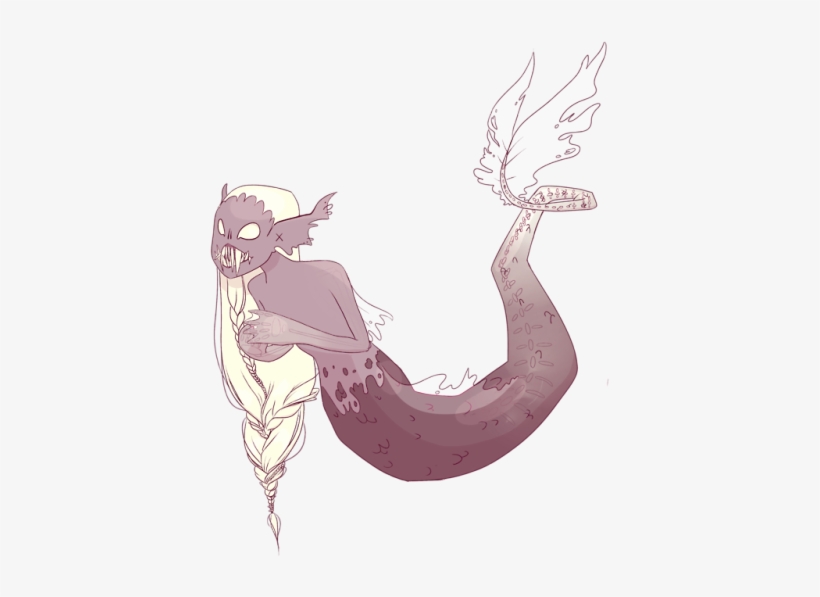 A Bunch Of People Said I Should Draw A Deep Sea Mermaid - Drawing, transparent png download