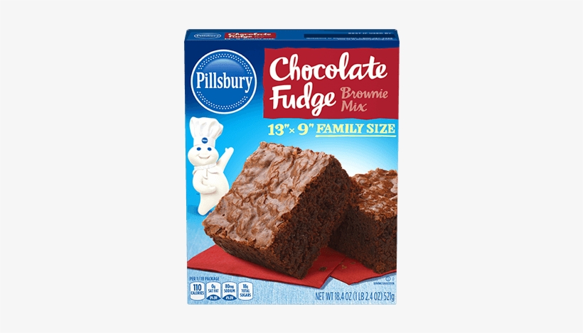 Family Size Chocolate Fudge Brownie Mix - Pillsbury Brownie Mix, transparent png download