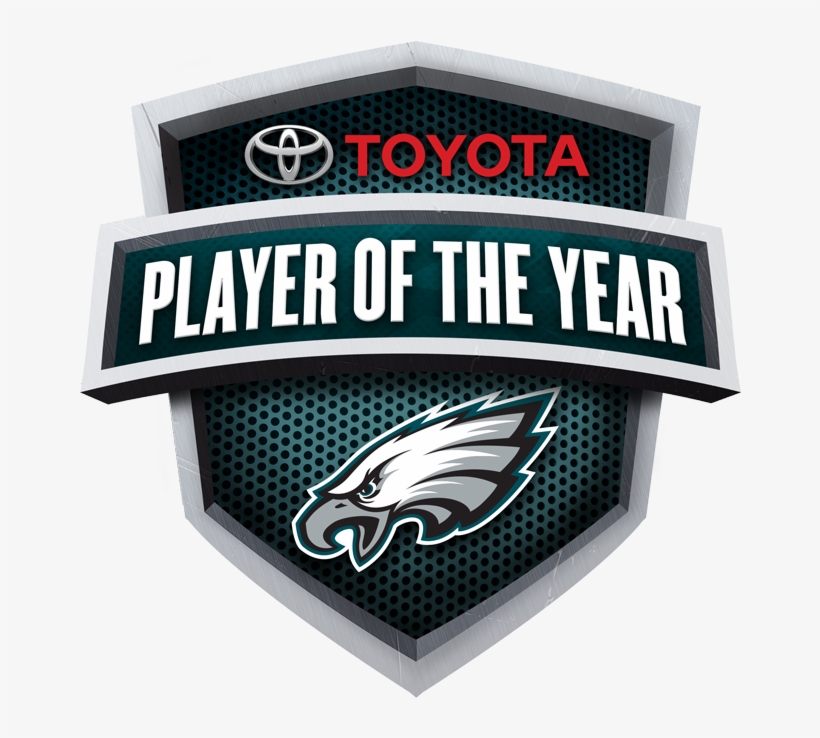 This Year's Toyota Player Of The Year Is Carson Wentz - Eagles - Logo 11 Poster Print (22 X 34), transparent png download