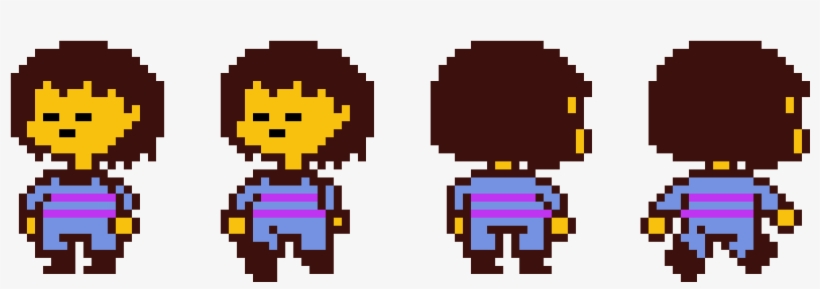 Frisk File Download Undertale Frisk 3/4 Sprites - Undertale Frisk Sprite ...