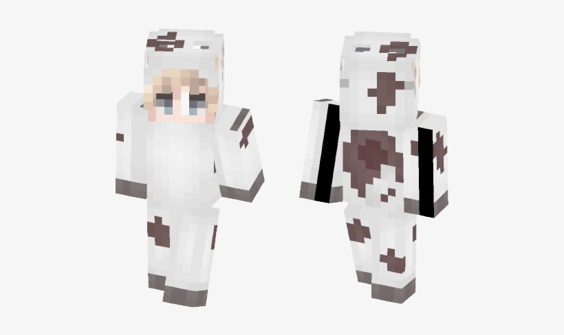 Kawaii Cow Boy - Minecraft, transparent png download