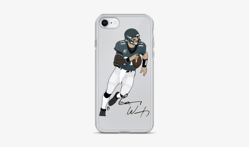 Eagles Qb Carson Wentz - Mobile Phone Case, transparent png download