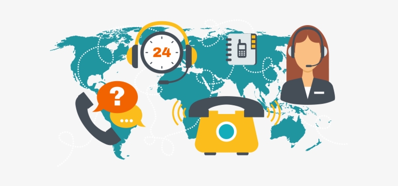 Cloud Based Business - World Map, transparent png download